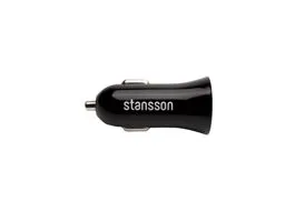 Stansson CH-100-BL 2,1A univerzális fekete autós töltő