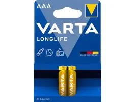 Varta 4103101412 Longlife AAA (LR03) alkáli mikro ceruza elem 2db/bliszter