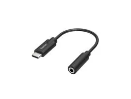 HAMA Type-C - 3,5 mm jack audio adapter - HAMA Audio Adapter USB-C to 3.5 mm  Jack - fekete