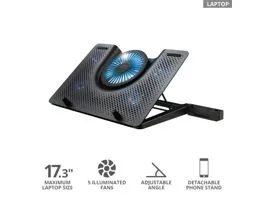 Trust GXT 1125 Quno Notebook Cooling Stand gamer hűtőpad