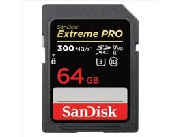 Sandisk 64GB SD (SDXC Class 10 UHS-II U3) Extreme Pro memória kártya