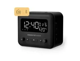 Energy Sistem EN 450930 Clock Speaker 2 Bluetooth fekete ébresztőórás hangszóró