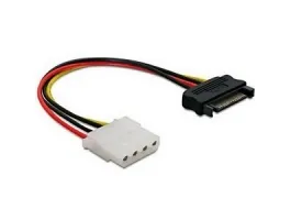 Delock 60115 15 tűs SATA (apa) - 4 tűs Molex (anya) 12cm-es hálózati adapter