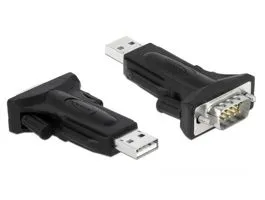 Delock Adapter USB 2.0 A-típusú csatlakozó - 1 x soros RS-422/485 DB9 (66286)