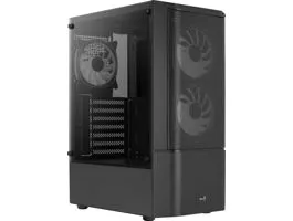 Aerocool Quantum Mesh FRGB ATX Fekete Edzett üveg számítógépház