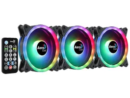 Ventilátor Aerocool Duo 12 Pro 3x 12cm ARGB LED + Vezérlo