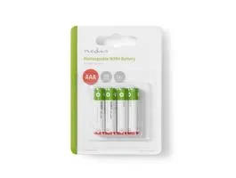 NEDIS Ni-MH akkumulátor AAA 1.2 V 700 mAh Előre töltött 4 - Buborékfólia (BANM7HR034B)