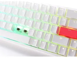 Billentyűzet Ducky ONE 2 SF MX Silent Red RGB LED Magyar (HU) Fehér