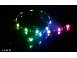 LED Szalag Akasa Vegas MB 50cm 15 LED RGB Mágneses (Aura/Mystic Light)