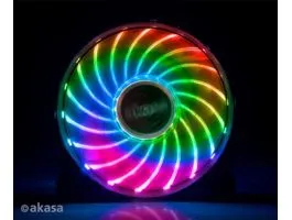 Ventilátor Akasa Vegas 7 LED 12 cm RGB