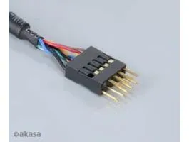 Kábel USB Hosszabbító Akasa USB 2.0 (Female) - USB 2.0 (Male) 40cm Belső