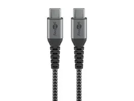 Kábel USB Összekötő Goobay USB 2.0 Type-C (Male) - 2.0 Type-C (Male) 15W 1m