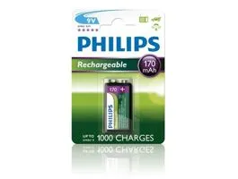 Philips ELEM TÖLTHETŐ 9V 170 mAh 1-BLISZTER (9VB1A17/10)