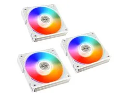 Ventilátor Lian Li UNI FAN AL120 RGB PWM 12cm RGB Fehér Alu - 3db-os