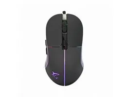 Mouse White Shark GM-5010 WARLOCK RGB gamer egér 7D - fekete