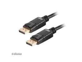 KAB Akasa Displayport kábel - 2m - AK-CBDP21-20BK