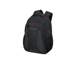 AMERICAN TOURISTER Notebook hátizsák 142923-1027, LAPTOP BACKPACK 15.6&quot; (BASS BLACK) -AT WORK