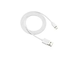 CANYON Töltőkábel, USB - LTG, Apple kompatibilis, fehér - CNS-MFICAB01W