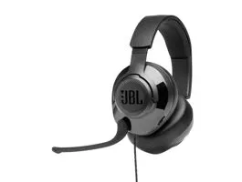 JBL Gamer Fejhallgató JBLQUANTUM300BLK, Quantum 300 (Hybrid wired over-ear PC gaming headset with flip-up mic), Fekete