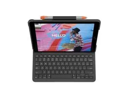 LOGITECH Billentyűzet - Slim Folio Ipad (7, 8 gen.) Grafitszürke, UK