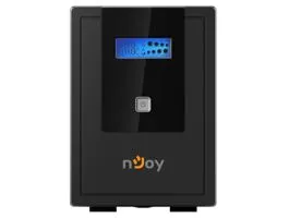 NJOY Szünetmentes 1500VA - Cadu 1500 (4 Schuko, line-interaktív, USB menedzsment, RJ11/45 vonalvédelem(1Gb/s), fekete)