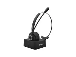 SANDBERG Fejhallgató mikrofonnal, Bluetooth Office Headset Pro, Fekete