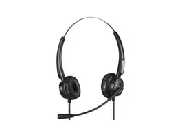 SANDBERG Headset mikrofonnal, USB+RJ9/11 Headset Pro Stereo, Fekete