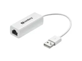 SANDBERG USB-adapter, USB to Network Converter, Fehér