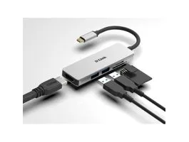 D-LINK USB-C HUB 2xUSB + 1xHDMI + 1xSD + 1xMicroSD, DUB-M530