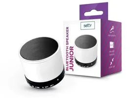 Setty bluetooth mini hangszóró - Setty Junior Bluetooth Speaker - fehér