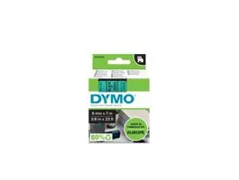 Feliratozógép szalag Dymo D1 S0720740/40919 9mmx7m, ORIGINAL, fekete/zöld