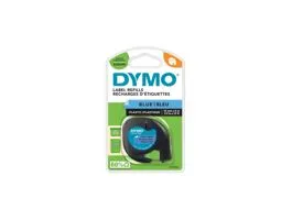 Feliratozógép szalag Dymo Letratag S0721650/59426 12mmx4m, ORIGINAL, kék