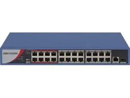 Hikvision DS-3E0326P-E/M(B) 24x 10/100 LAN PoE port (PoE 230W)+1xGbE LAN +1xGbE SFP port Poe switch