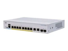 Cisco CBS250-8P-E-2G 8x GbE PoE+ LAN 2x combo GbE RJ45/SFP port L3 menedzselhető PoE+ switch