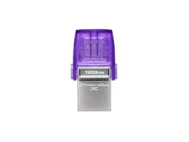 Kingston 128GB USB3.2 Gen1 C/USB3.2 Gen1 A DataTraveler microDuo 3C (DTDUO3CG3/128GB) Flash Drive