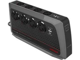 AudioQuest PowerQuest PQ-3 8db 230V Schuko/4db USB túláramvédő és hálózati szűrő