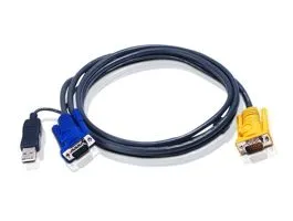 ATEN 2L-5203UP KVM Kábel USB VGA 3m