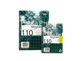 Pukka Pad Pad Recycled A4 110 oldalas vonalas spirálfüzet