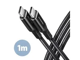 AXAGON BUCM-CM10AB HQ USB-C  USB-C Cable 1m Black