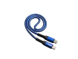 Akyga AK-USB-36 0,5m Type C - Type C kék fonott adat- és töltőkábel