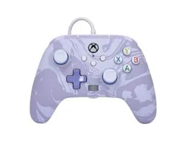 PowerA EnWired Xbox Series X|S/Xbox One/PC vezetékes Lavender Swirl kontroller