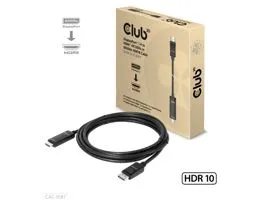 ADA Club3D DisplayPort 1.4 to HDMI 4K120Hz or 8K60Hz HDR10 Cable M/M