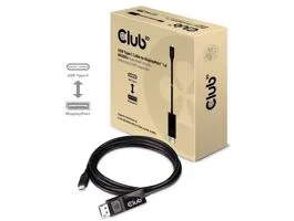 KAB Club3D USB TYPE C TO DP 1.4 8K60HZ HDR  1.8M kábel