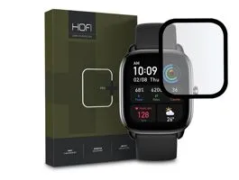 HOFI Hybrid Pro+ Glass üveg képernyővédő fólia - Xiaomi Amazfit GTS 4 Mini -  fekete