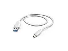 HAMA USB-A - Type-C adat- és töltőkábel 1,5 m-es vezetékkel - HAMA USB-A - USB-C Cable - fehér