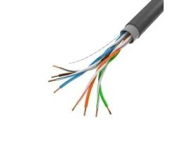 Lanberg LCU5-21CU-0305-BK 305m Cat5e U/UTP AWG24 Fca PE árnyékolatlan fekete kültéri kábel