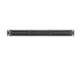 Lanberg PPU5-1048-B 19&quot;/1U 48port Cat5e UTP árnyékolatlan fekete patch panel