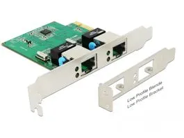 Delock PCI Express Kártya  2 x Gigabit LAN (89999)