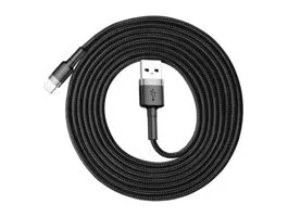 BASEUS kábel USB - Lightning 1.5A 2m CALKLF-CG1 szürke-fekete (BAS275010)