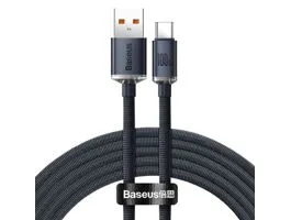 BASEUS kábel USB - Type-C 100W 1,2m CAJY000401 fekete (BAS602802)